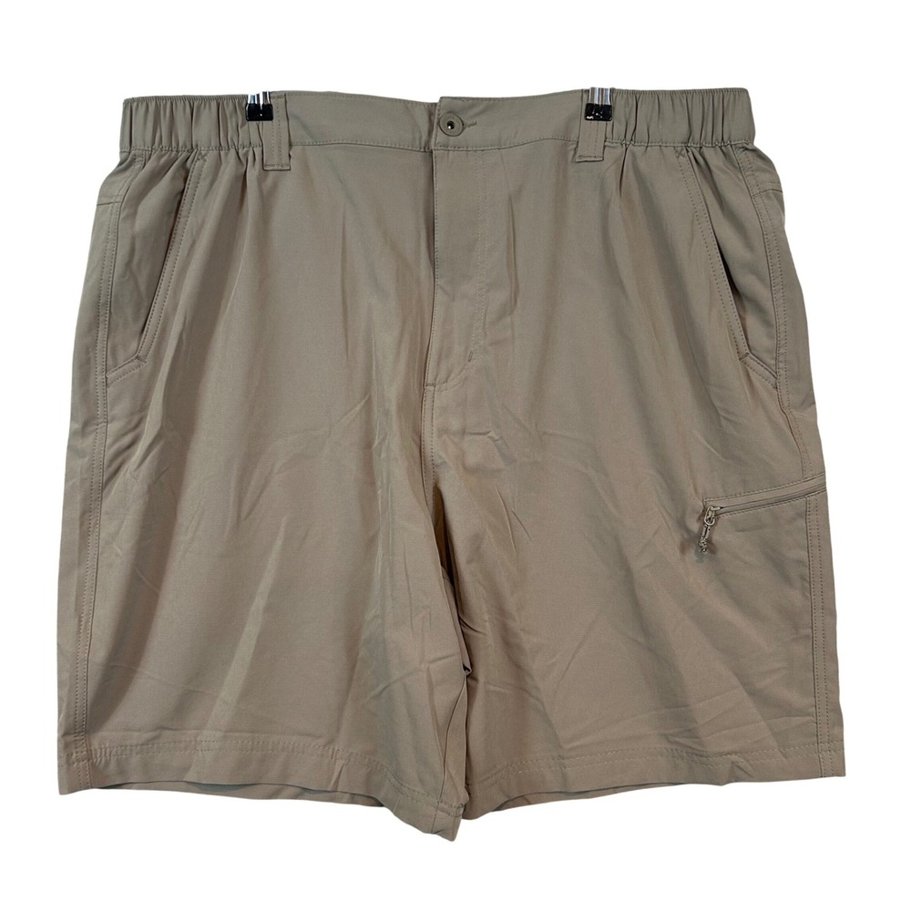 NWT Weatherproof Vintage Mens Performance Tech Shorts Tan Size 40 Gorpcore HIke
